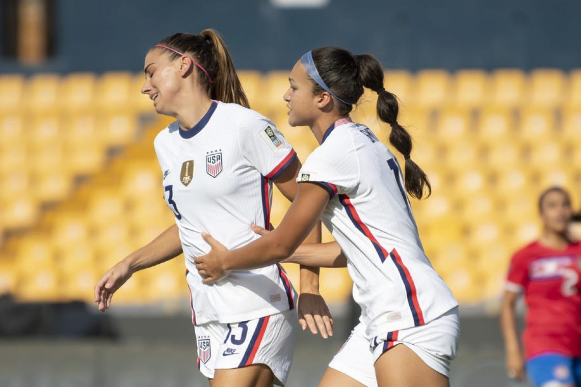 Američanke z golom Alex Morgan do zmage in OI 2024