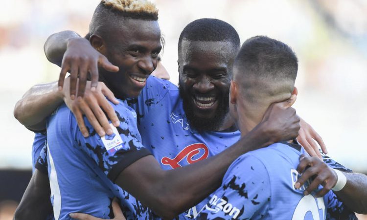 Osimhen in Kvarachelia junaka nove Napolijeve zmage