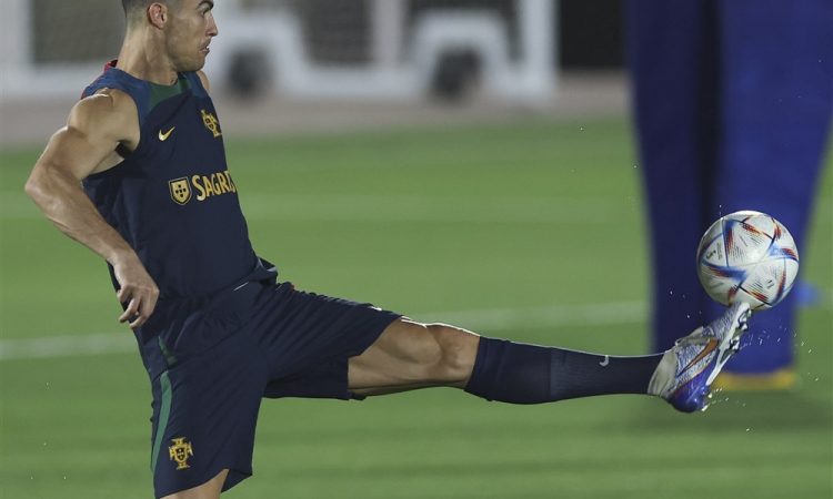 Ronalda ni bilo na trening rezervistov