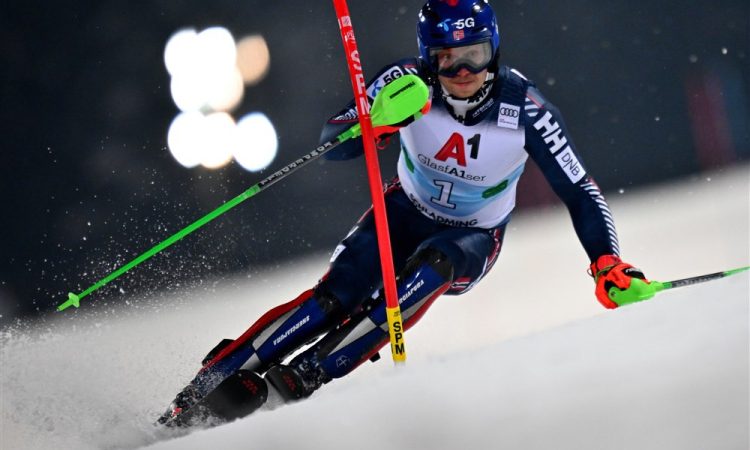 Kristoffersen najhitrejši na prvi progi, nova slovenska ničla
