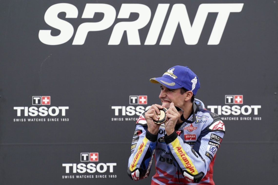 Alexu Marquezu sprinterska dirka v Silverstonu