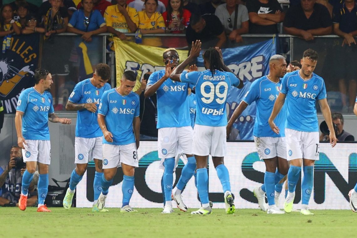 Napoli branjenje naslova začel z zmago