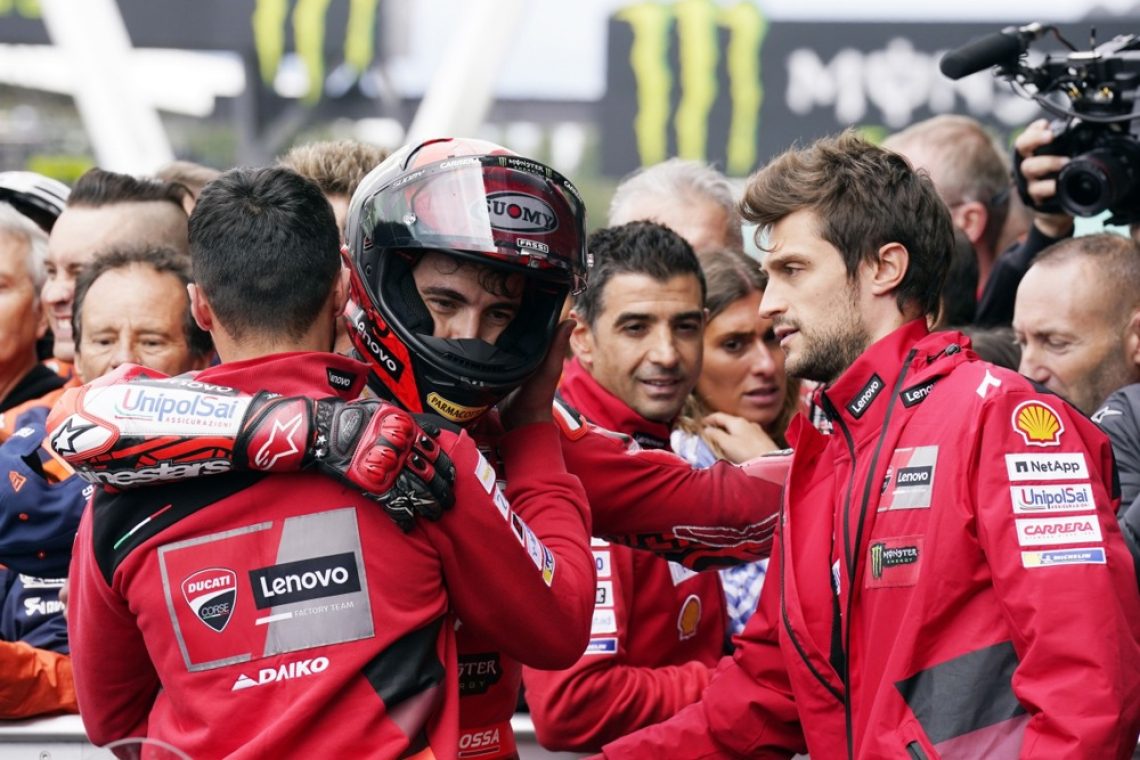 Bagnaia v svojem slogu do nove zmage