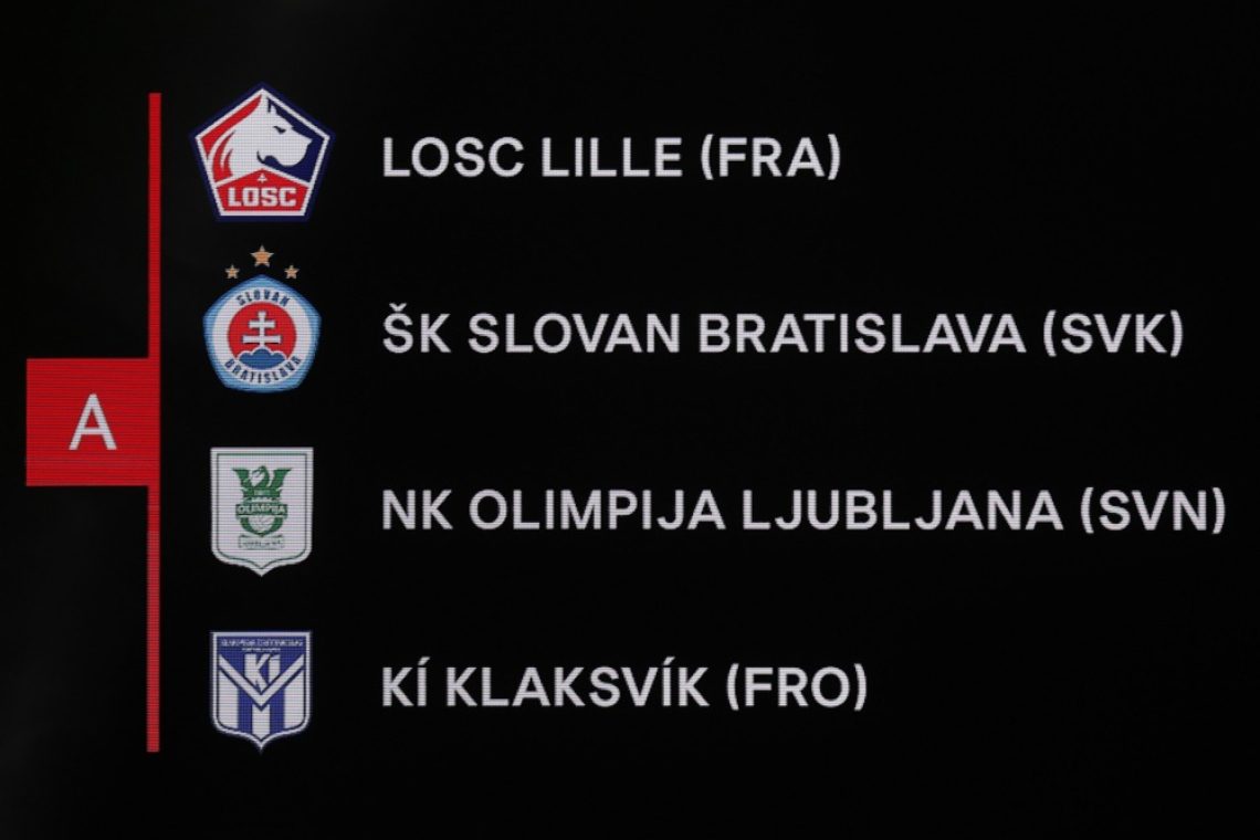Olimpija v evropsko jesen proti Lillu, Slovanu Bratislavi in Klaksviku