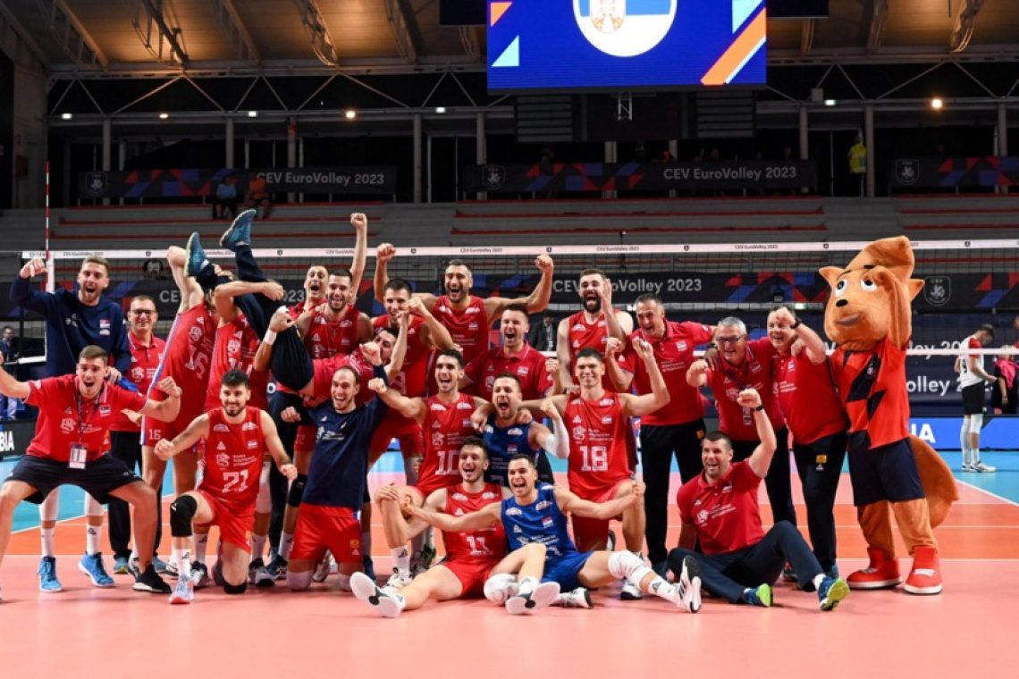 Odbojkarji Srbije predzadnji četrtfinalisti EP