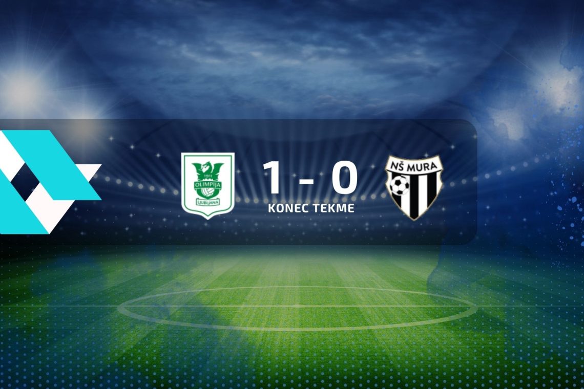 Nogometaši Olimpije so doma premagali Muro z 1:0