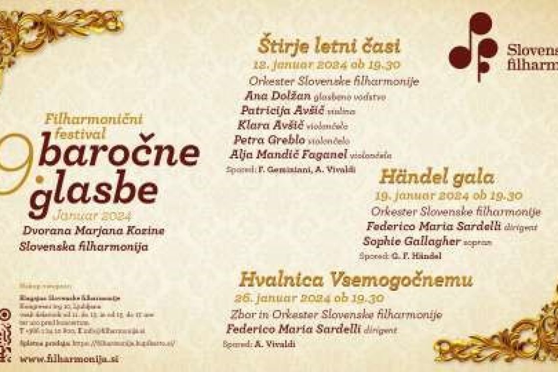 9. Filharmonični festival baročne glasbe