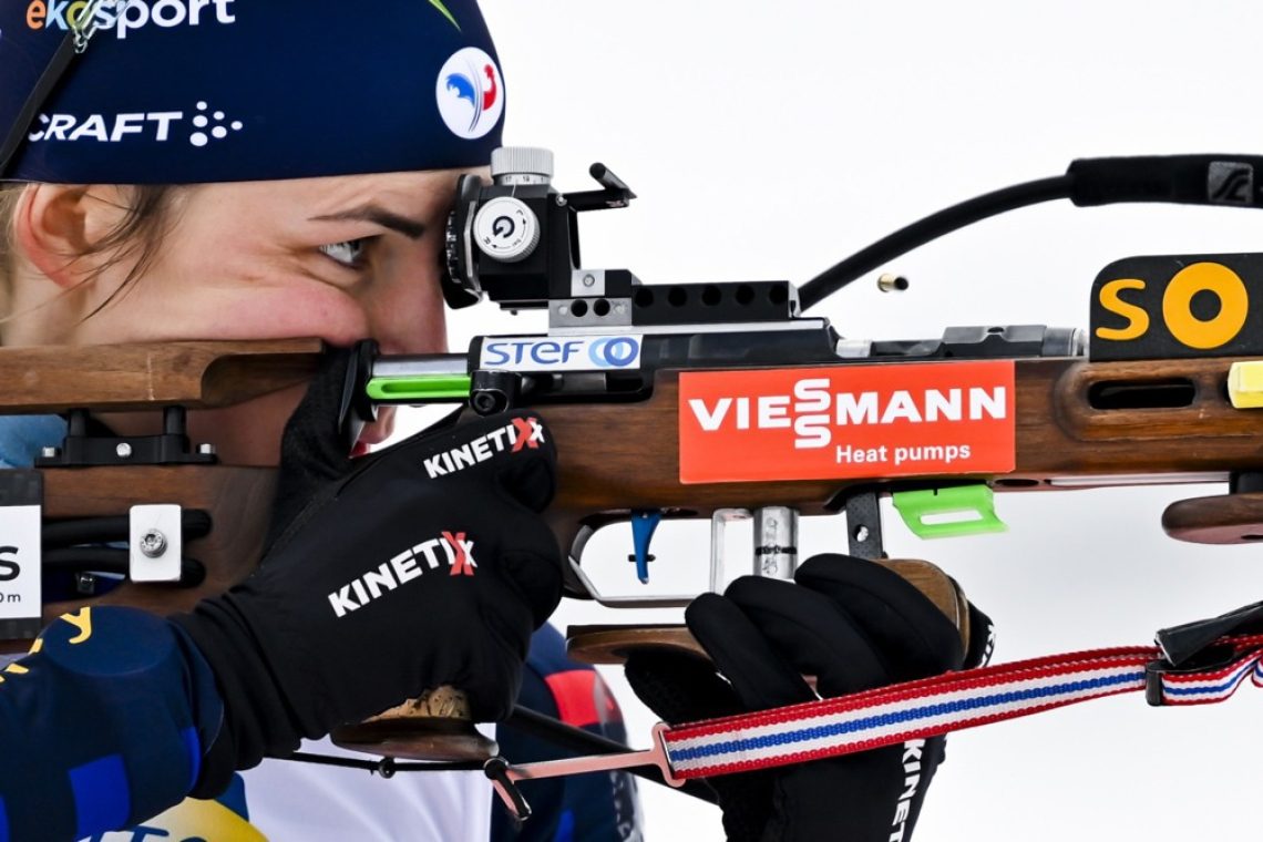 Braisaz-Bouchet najboljša v sprintu, Lampič 14.