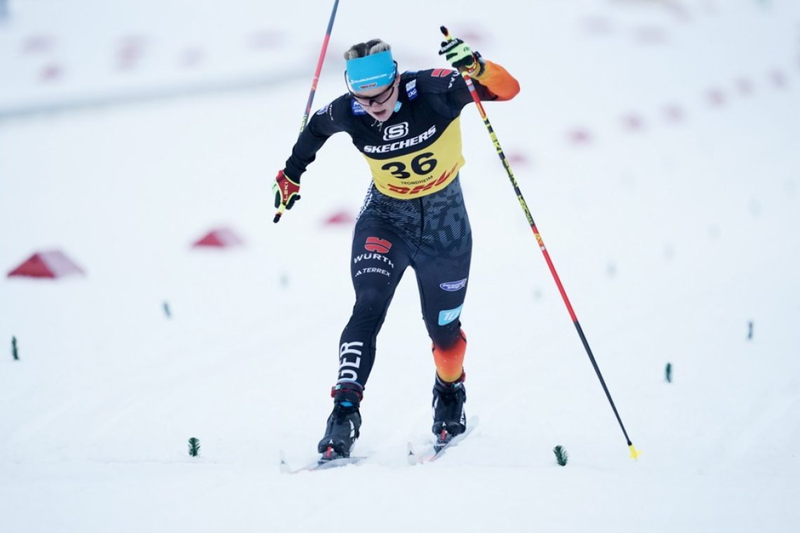 Prevlada norveških smučarskih tekačev na 10 km v Trondheimu, Ličef 62.