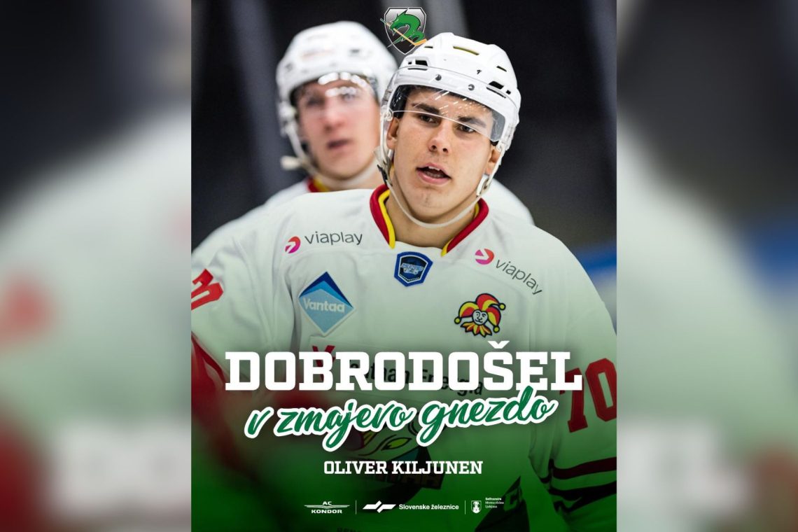 Novi Finec v vrstah hokejistov Olimpije