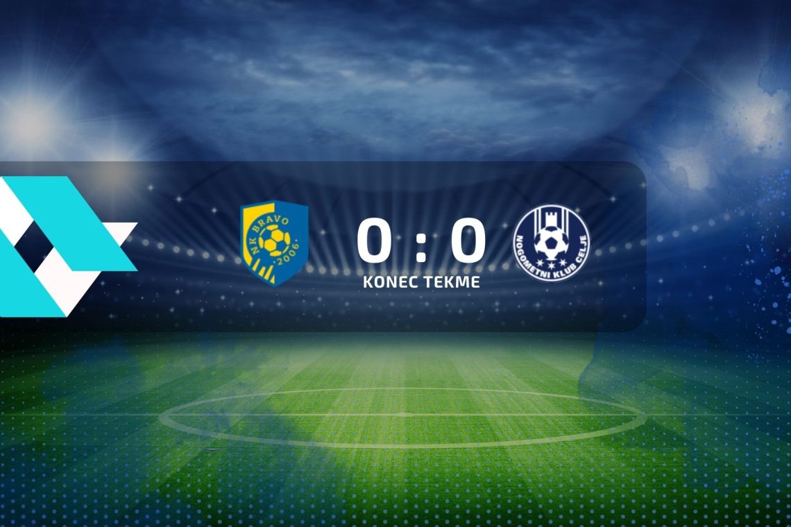 Nogometaši Brava Kostela in Celja so se razšli z neodločenim izidom 0:0