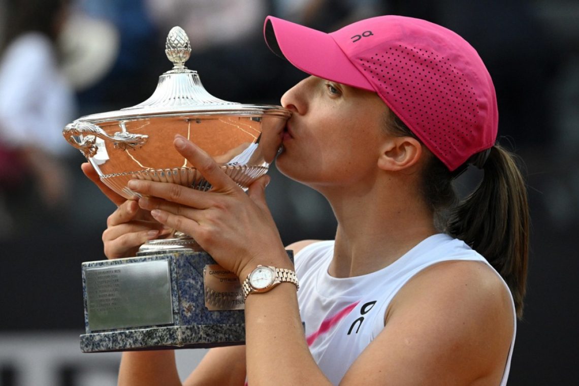 Iga Swiatek desetič najboljša na turnirjih WTA 1000