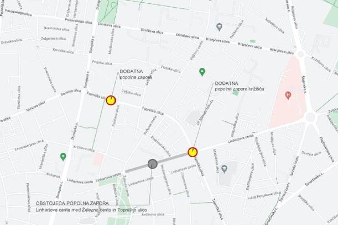 Konec tedna zapora Topniške ulice