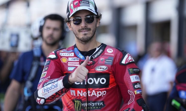 Bagnaia z rekordom kroga do prvega mesta na VN San Marina