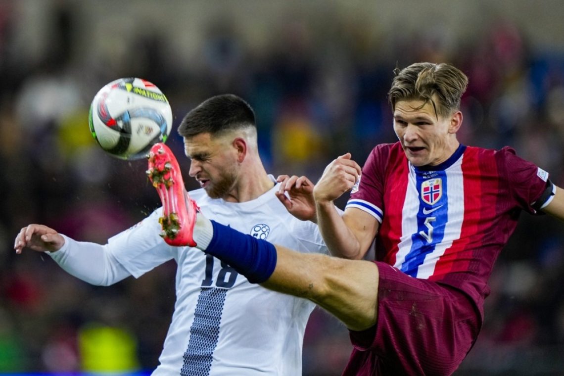 Slovenski nogometaši v ligi narodov izgubili na Norveškem