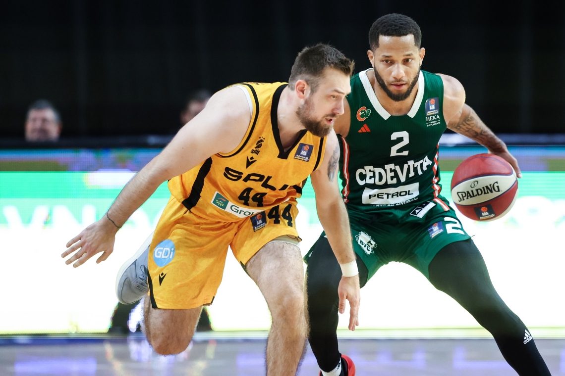 Košarkarji Cedevite Olimpije so premagali Split s 76:74