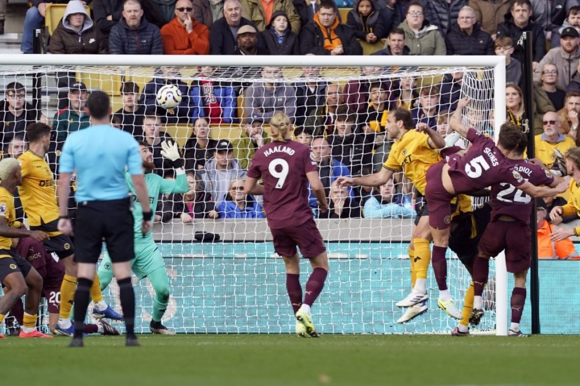 City se je v Wolverhamptonu rešil v zadnji minuti sodnikovega dodatka