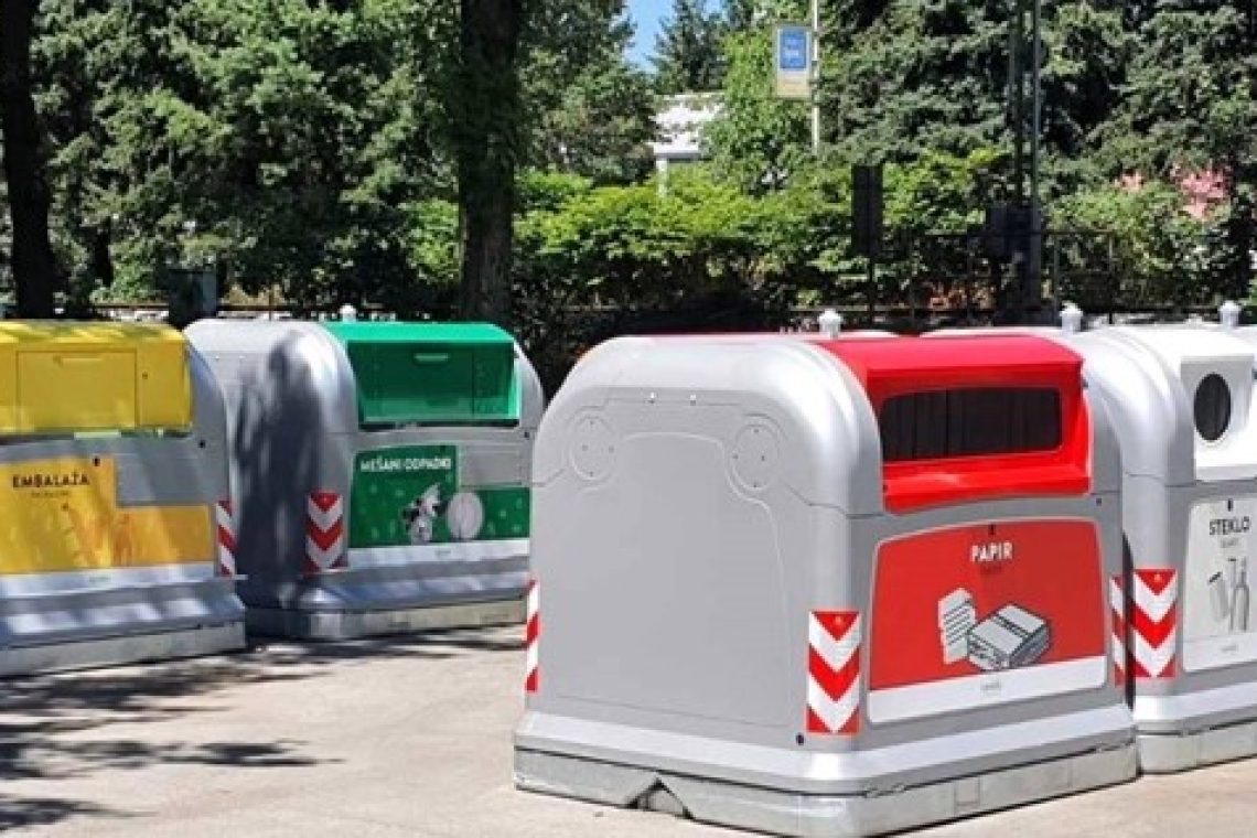Celje z novimi nadzemnimi zbiralnicami za ločevanje odpadkov