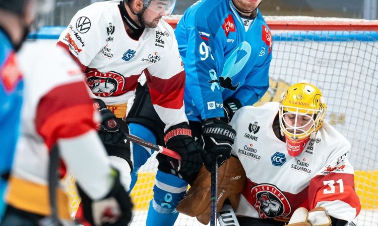 Hokejisti Olimpije Ljubljane so doma premagali Pioneers Voralerberg s 4:2 