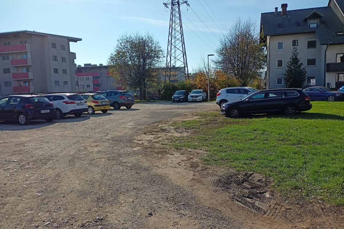 Na Planini v Kranju začetek gradnje povezovalne ceste in parkirišč