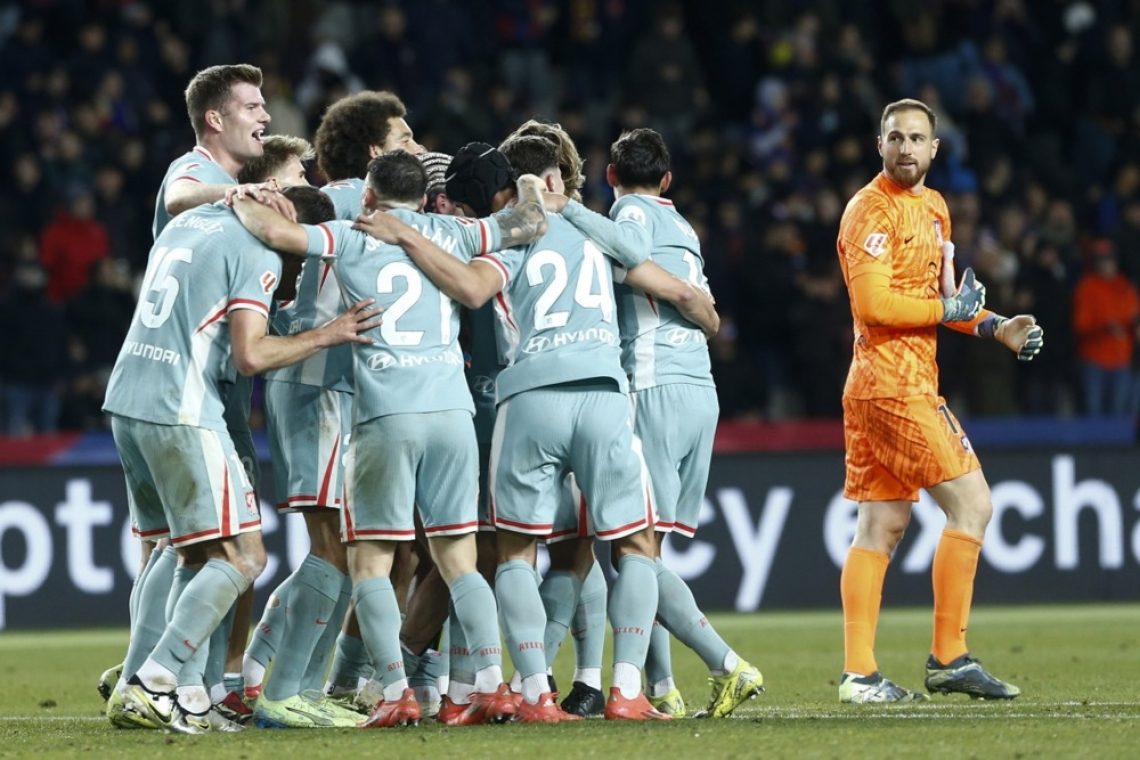 Atletico Madrid premagal Barcelono z golom v 96. minuti