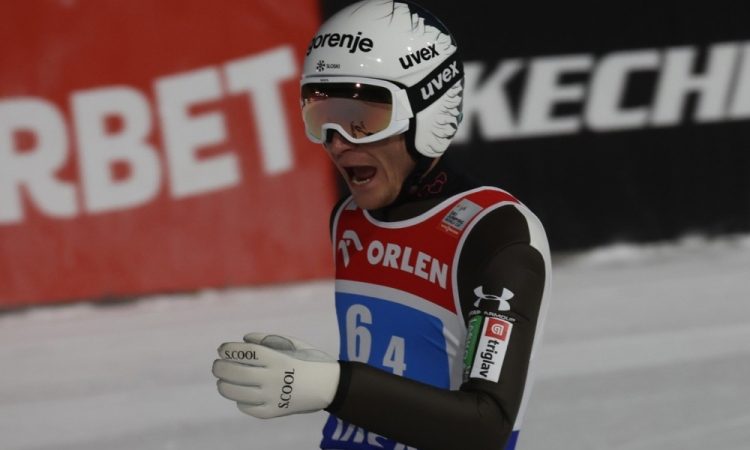 Anže Lanišek v finalu zapravil stopničke v Zakopanah
