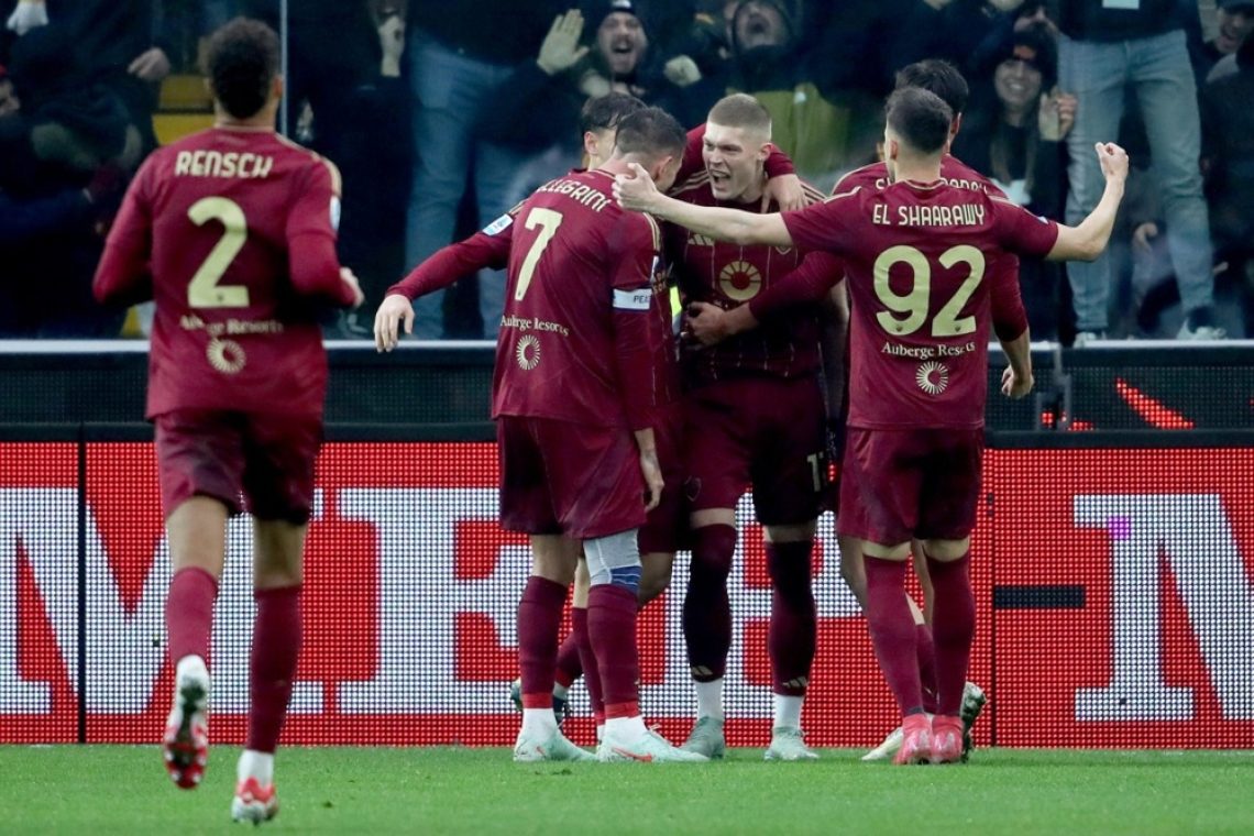 Roma z enajstmetrovkama slavila v Vidmu