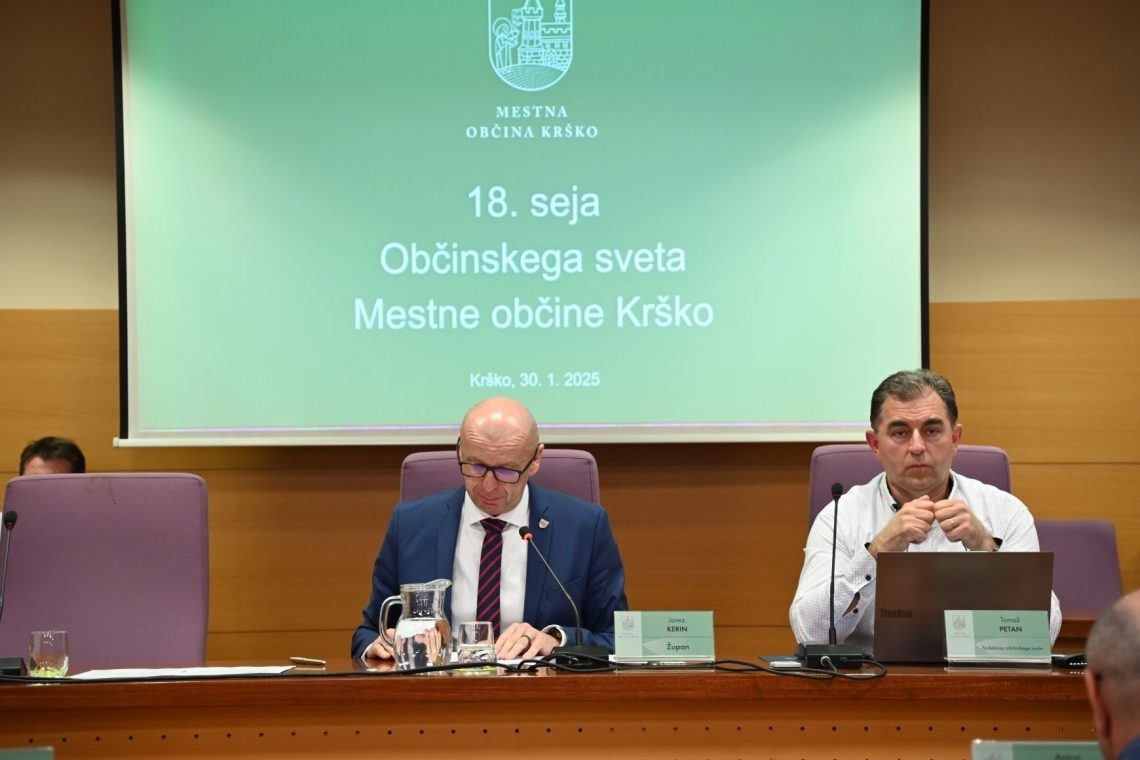 Občinski svet Krškega obravnaval investicijske projekte in programe