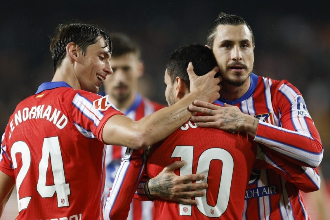 Oblakov Atletico začasno na vrh španske lige