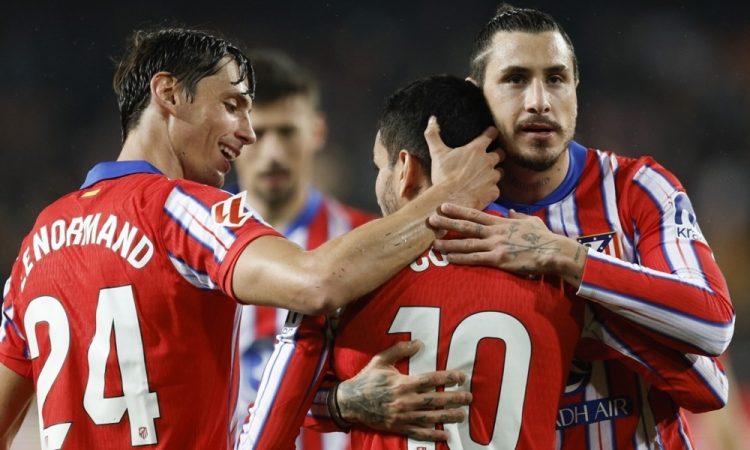 Oblakov Atletico začasno na vrh španske lige