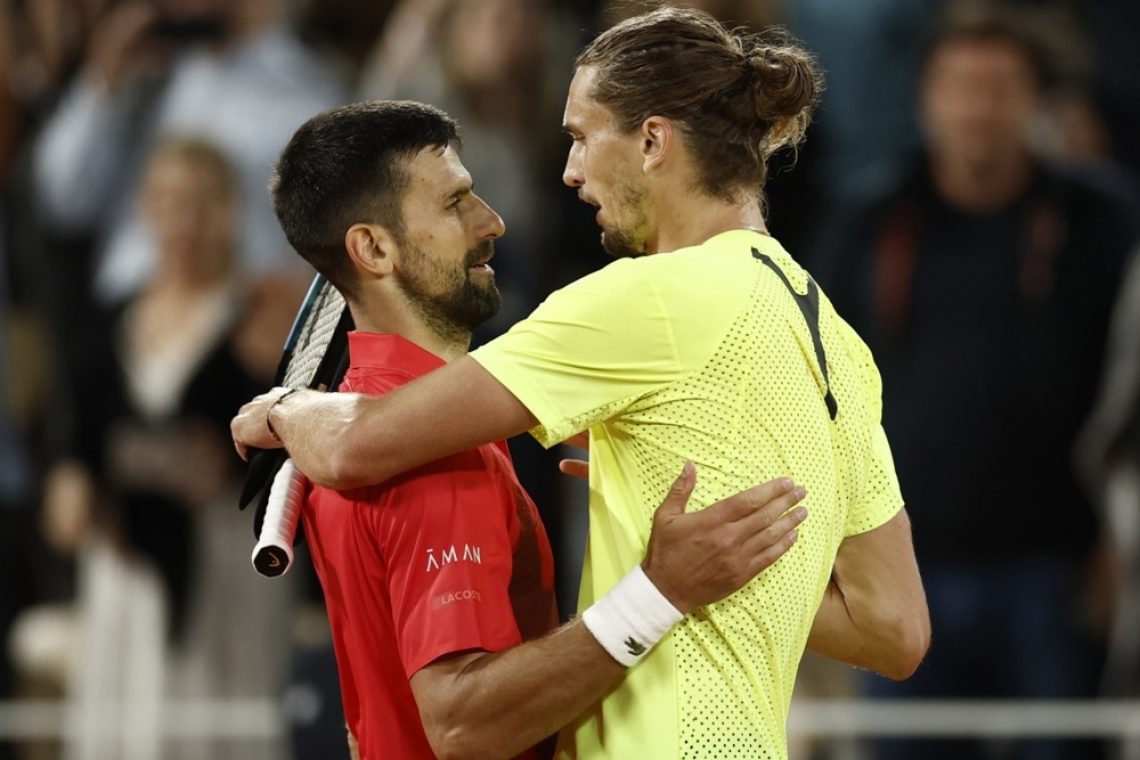 Đoković prek Zvereva do 51. polfinala na grand slamih
