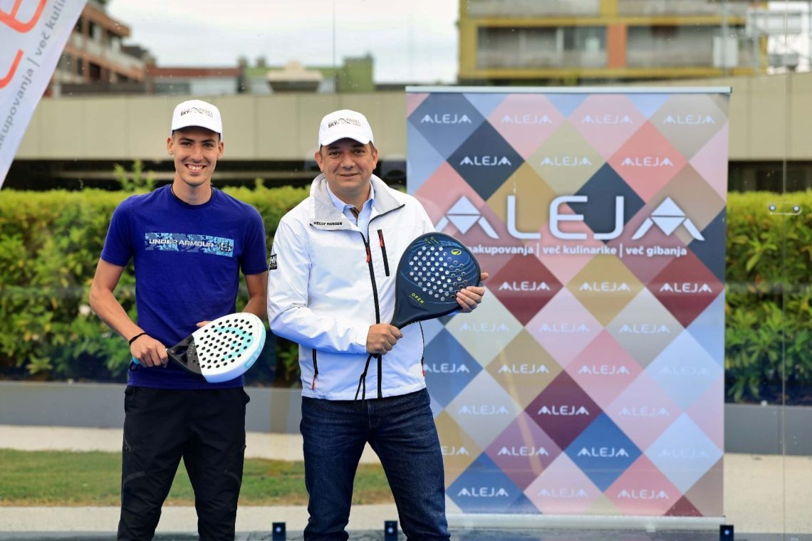 Na strehi Aleje odprli padel igrišča in napovedali pestro poletno dogajanje