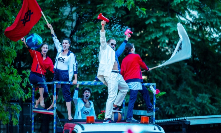 V Športnem parku Poljane politična cirkuška predstava JA, JA!