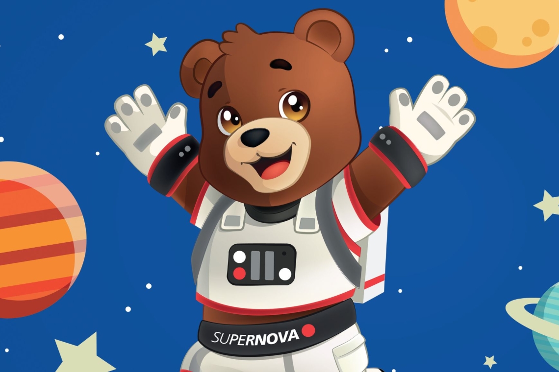 V Supernovo Mercator Novo mesto prihaja vesoljski medvedek Cosmo