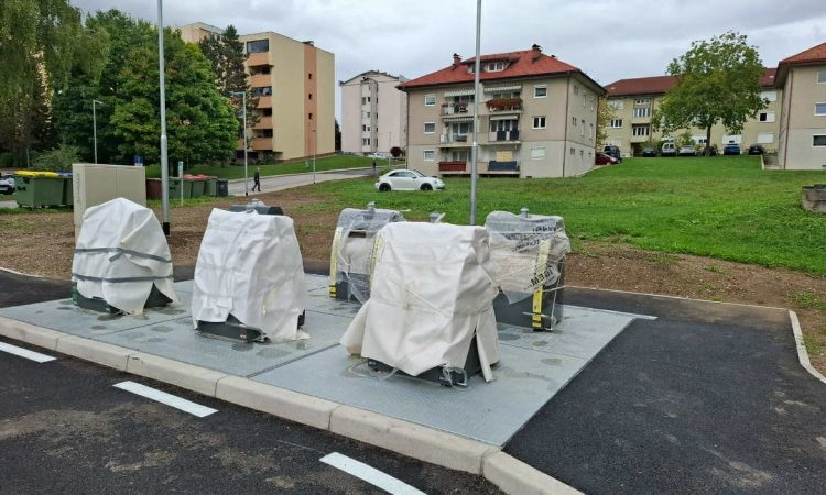 Na Jenkovi cesti v Velenju odpirajo šesto podzemno zbiralnico odpadkov