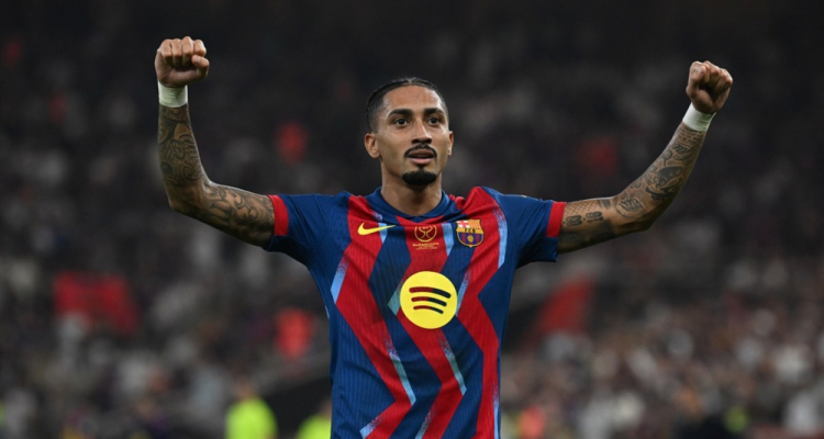 Raphinha znova junak Barcelone, Real brez odgovora v finalu superpokala