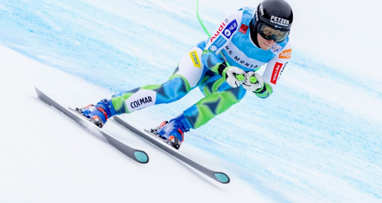 Ilka Štuhec kljub vremenu pripravljena na napad v Crans Montani