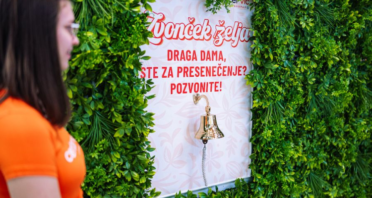Center Vič ob dnevu žena pripravlja zvonček presenečenja