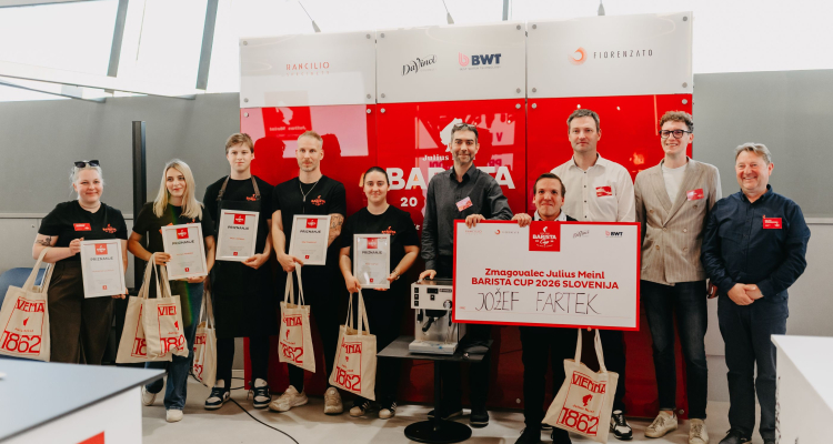 Jožef Fartek zmagal na prvem slovenskem tekmovanju Julius Meinl Barista Cup